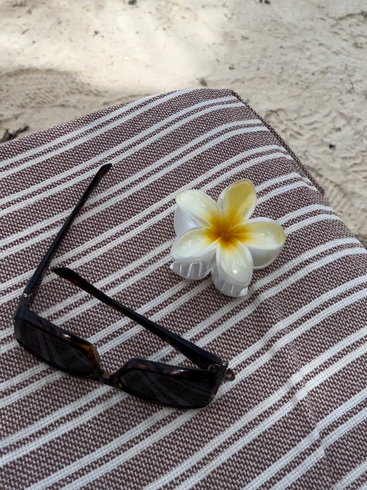 Plumeria Hair Claw